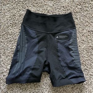 High-rise adidas bike shorts